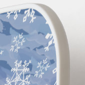 White Snowflakes Pickleball Schläger (Linke Seite)