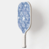 White Snowflakes Pickleball Schläger (Links)