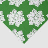 White Snowflakes Seidenpapier (Detail)