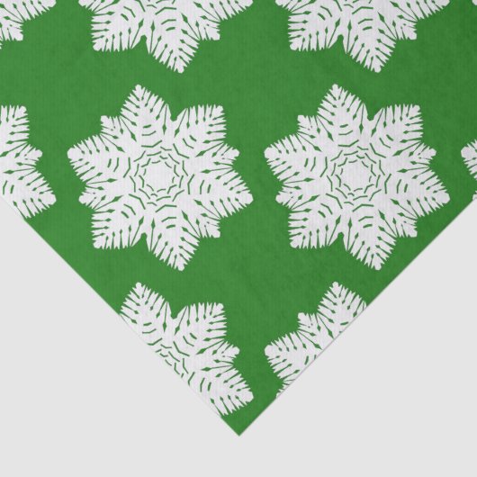 White Snowflakes Seidenpapier (Detail)