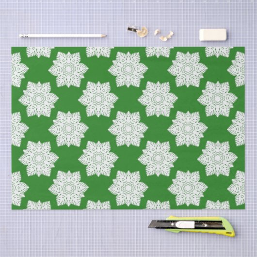 White Snowflakes Seidenpapier (Handwerk)