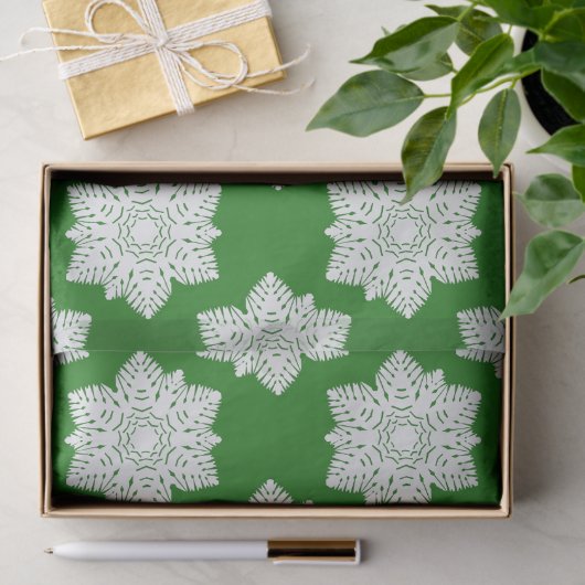 White Snowflakes Seidenpapier (Geschenk)