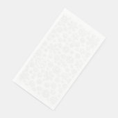 White Snowflakes Serviette (Ecke)