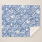 White Snowflakes Sherpadecke (Vorderseite (Horizontal))