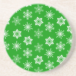 White Snowflakes Untersetzer