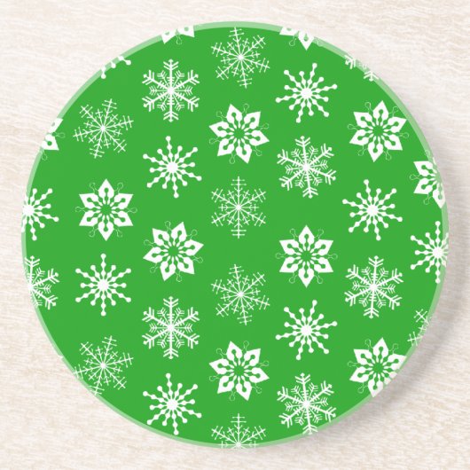White Snowflakes Untersetzer (Vorne)