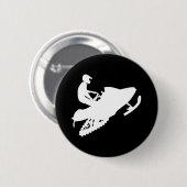 White-Snowmobile Button (Vorne & Hinten)