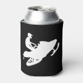 White-Snowmobile Dosenkühler (Kanne Vorderseite)