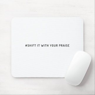 White Social Media Hash Tag Christlich Mouse Pad Mousepad