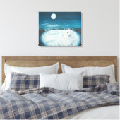 White Song 1996 Leinwanddruck (Insitu (Schlafzimmer))