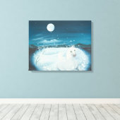 White Song 1996 Leinwanddruck (Insitu (Holzboden))