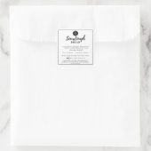 White Sourdough Ingredient Cottage Law Sticker (Tasche)