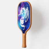 White Space Dragon Tattoo Pickleball Schläger (Links)