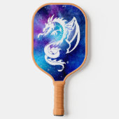 White Space Dragon Tattoo Pickleball Schläger (Rückseite)