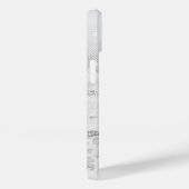 White Sparkle Glitzer Case-Mate iPhone Hülle (Rückseite / Rechts)