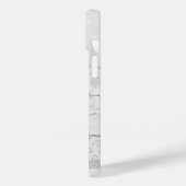 White Sparkle Glitzer Case-Mate iPhone Hülle (Rückseite / Links)