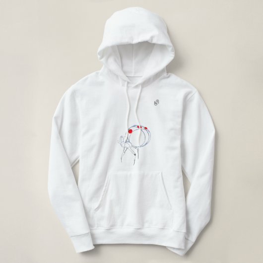 white spider hoodie (Design vorne)