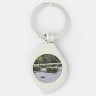 White Spider Lily key chain  Schlüsselanhänger