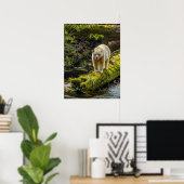 White Spirit Bear | British Columbia, Kanada Poster (Heimbüro)