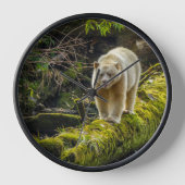 White Spirit Bear | British Columbia, Kanada Uhr (Vorderseite)