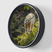 White Spirit Bear | British Columbia, Kanada Uhr (Winkel)