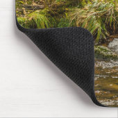 White Spirit Bear jagt Fische auf Riordan Creek Mousepad (Ecke)