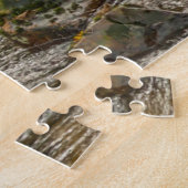 White Spirit Bear jagt Fische auf Riordan Creek Puzzle (Seite)