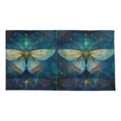 White Spirit Moth Kissenbezug (Rückseite-Links)