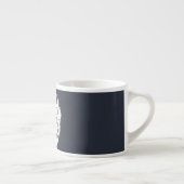 White Splash Funny Cat Zitat Espressotasse (Rechts)