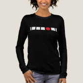 White Square - Red Dot Tri-Blend Shirt (Vorderseite)