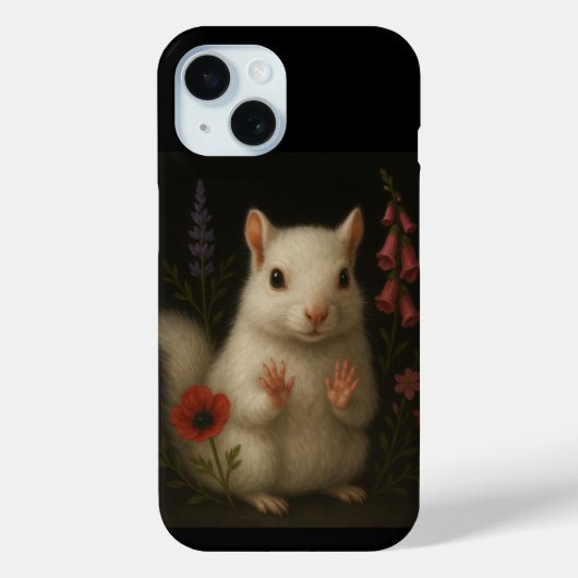 White Squirrel  Case-Mate iPhone Hülle (Rückseite)