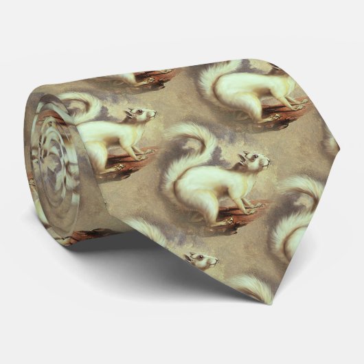 White Squirrel Krawatte (Gerollt)
