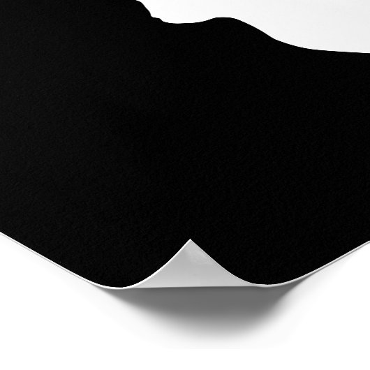 White Stag Head Poster (Ecke)