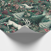 White Stag II Holiday Gift Wrap Geschenkpapier (Ecke)