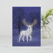 White Stag Karte (Stehend Vorderseite)