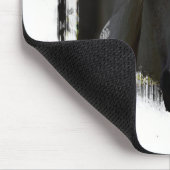 White Stallion Artwork Mousepad (Ecke)