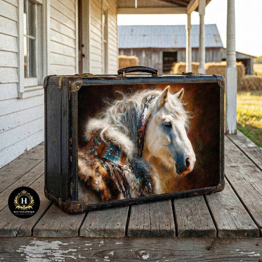 White Stallion Western Furniture Decoupage Seidenpapier