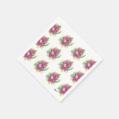 White Standard Cocktail Paper Napkins Asiatische L Serviette (Ecke)