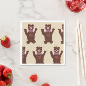 White Standard Cocktail Papier Napkins Bär Serviette (Beispiel)