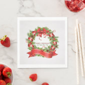 White Standard Luncheon Napkin/Kraut Serviette (Beispiel)