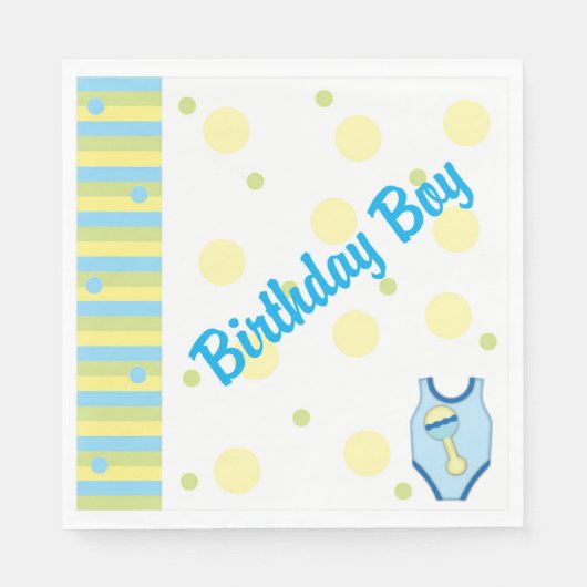 White Standard Luncheon Paper Napkins Serviette (Vorderseite)