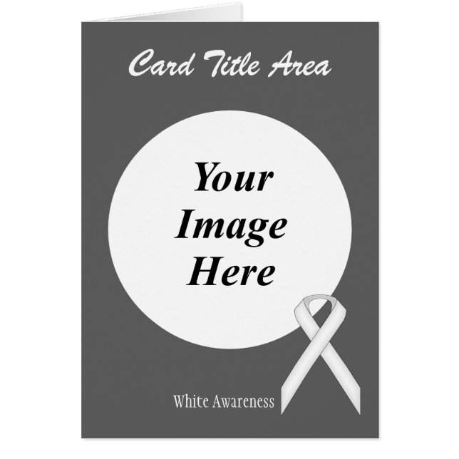 White Standard Ribbon Template von Kenneth Yoncich (Vorne)