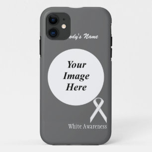 White Standard Ribbon von Kenneth Yoncich Case-Mate iPhone Hülle