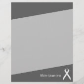 White Standard Ribbon von Kenneth Yoncich Flyer (Hinten)