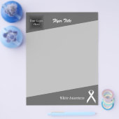 White Standard Ribbon von Kenneth Yoncich Flyer (Einzeln)