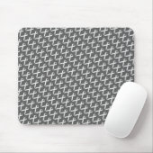 White Standard Ribbon von Kenneth Yoncich Mousepad (Mit Mouse)