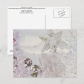 "White Star and Crystals" Postkarte (Vorne/Hinten)