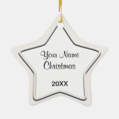 White Star Foto Rahmen Ornament (Hinten)