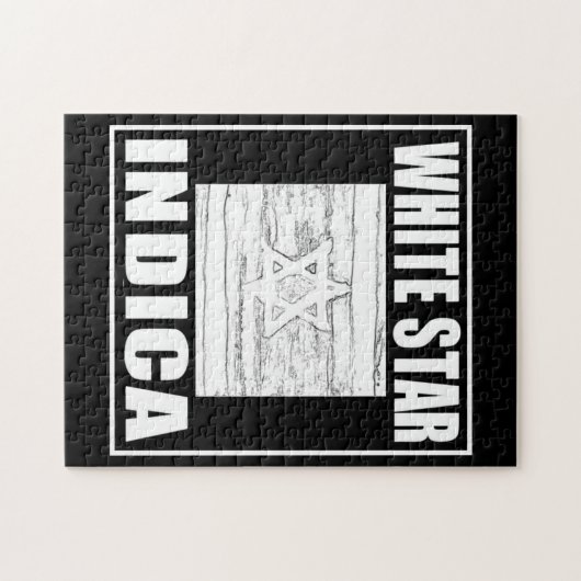 WHITE STAR INDICA PUZZLE (Horizontal)