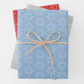 White Star-Kontur Geschenkpapier Set (Beispiel)